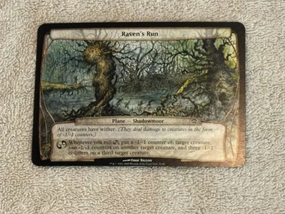 Raven's Run Planechase 2009  Common MAGIC THE GATHERING CARD - Image 1 of 2