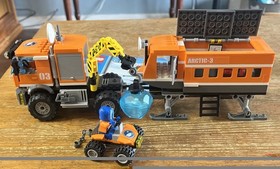 Lego City Arctic Outpost 60035 Built Incomplete Set Vehicles Polar Tractor