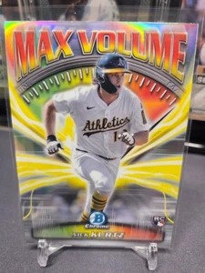 Nick Kurtz 2025 Bowman Chrome #MV-11 🔥 RC Max Volume 🔥 Rookie A's - Picture 1 of 2