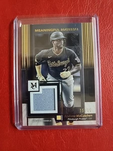 Andrew Mccutchen 2024 Topps Meaningful Materials Patch Card /35 - Picture 1 of 3