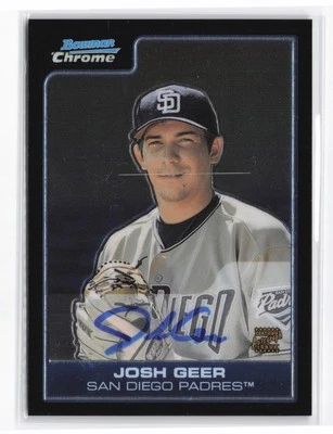 2006 Bowman Chrome #BC232 Josh Geer Prospects - Image 1 of 2