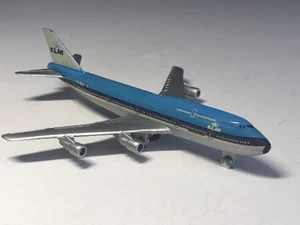5,8 Zoll Flugzeug Boeing 747 KLM Schabak #901 1/600 Diecast neuwertig lose - Bild 1 von 5