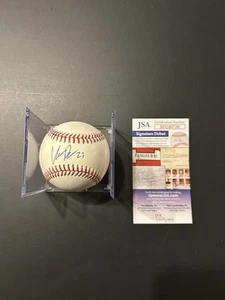Chase Burns Autographed Signed Baseball ROMLB Cincinnati Reds MLB JSA Cert - Picture 1 of 4