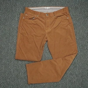 Peter Millar Hose Herren 34x29 braun hochwertiger weicher Cord 5 Pocket Chino - Bild 1 von 10