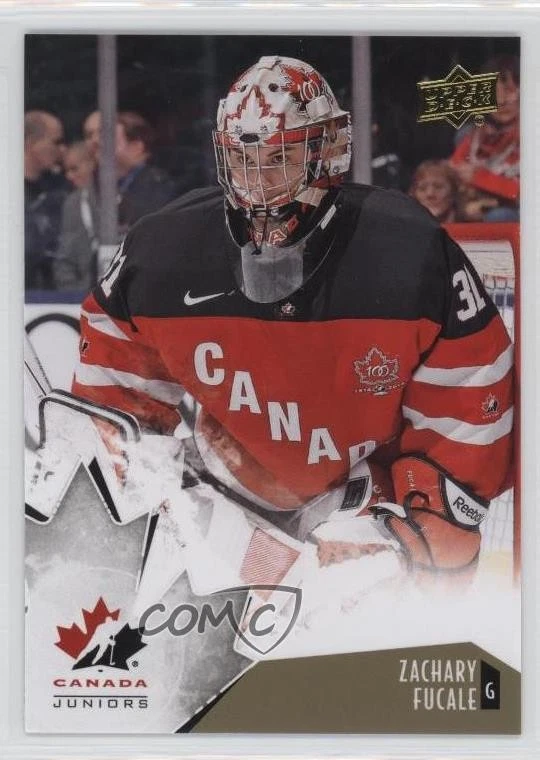 2015 Upper Deck Team Canada Juniors Gold Zachary Fucale #83 Rookie RC - Image 1 of 2