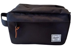 Herschel Chapter Travel Bag 5L Black Zip NWT Black  Zipper Handle Expandable - Picture 1 of 16