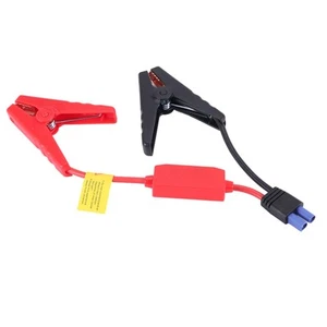 2X(Mit EC5 Steckverbinder Notfall Batterie Starthilfekabel Krokodilklemme f9899 - Photo 1/8