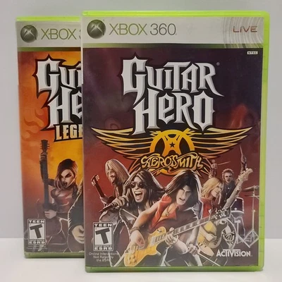 Guitar Hero Lote Xbox 360 Aerosmith, Legends Of Rock Foto 1 de 4