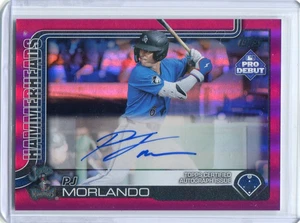 2025 Topps Pro Debut PJ Morlando Fuchsia Auto Autograph #85/199 - Hammerheads - Picture 1 of 2
