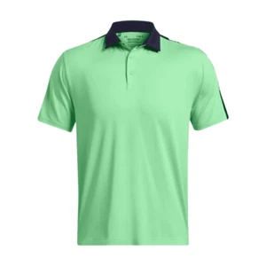 Mens Under Armour Golf Playoff 3.0 Striker Polo Shirt, Green, NEW - Picture 1 of 3