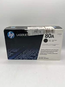 HP 80A Black Printer Toner Cartridge - New In Box - Free Shipping! - Picture 1 of 4