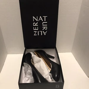 Naturalizer Michelle tacchi alti in pelle nera ~ donna taglia US 8,5 ~ nuovi con scatola - Foto 1 di 7