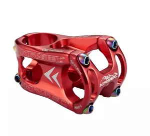 KRSEC Bicycle Aluminum bar Stems 28.6*31.8*50mm 0° MTB Road Bike short Stem Red - Picture 1 of 5