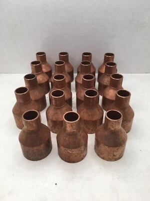 2" x 3/4" Reducing Fitting FTG x C- COPPER PIPE FITTING *Lot of (19)* - Image 1 of 3