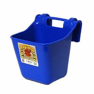 Little Giant Feeder BLUE Hook Over Fence Horse Cattle Goat Stable Barn 12 qt - Picture 1 of 1