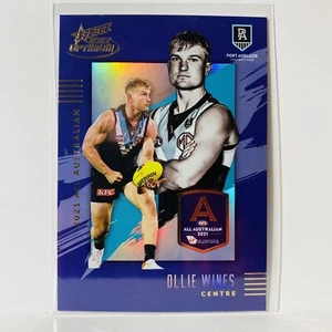 2022 Select AFL Optimum All Australian Ollie Wines Port Adelaide 183/195 AA8 - Picture 1 of 3