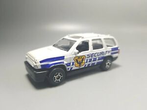 Jeep Grand Cherokee SUV White & Blue Security Truck MX Mexico MotorMax Diecast