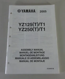 Instrucciones de Montaje/Asamblea Manual Yamaha YZ 125/250 (T) T1 Von 2005 - Imagen 1 de 1