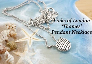 MIB Links of London 'Thames' Sterling Silver Pendant Necklace and Chain - Picture 1 of 5