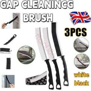 3 Pcs Hard Bristle Crevice Cleaning Brushes - Multifunctional Gap Cleaners - UK - Picture 1 of 11