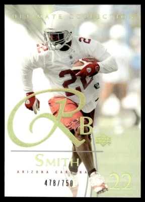 2003 Upper Deck Ultimate Collection Emmitt Smith 478/750 Arizona Cardinals #22 - Image 1 of 2