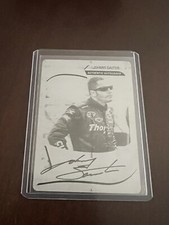 JOHNNY SAUTER 2011 Wheels Element Printing Plate 1/1 Autograph Black