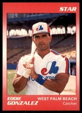 1990 Star West Palm Beach Expos Eddie Gonzalez West Palm Beach Expos #10