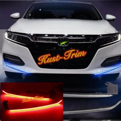 Faros antiniebla LED DRL para parachoques delantero para Honda Accord 2018-2020 luz de circulación diurna Foto 1 de 4