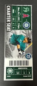 10-1-12 Mike Trout 4 Hits 3RBI Pujols 50th 2b Full Mariners Ticket Angels ROY - Bild 1 von 2