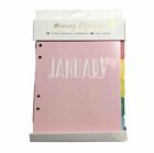 American Crafts Monthly Calendar with Dividers Starter Kit 375008 c. 2016 Pastel