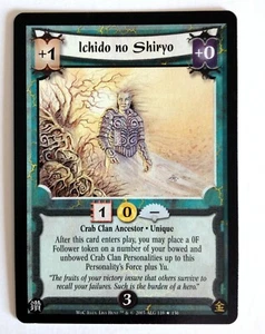 Ichido no Shiryo L5R Legend of the Five Rings CCG Winds of Change WoC - Picture 1 of 1