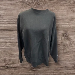 Men’s Vintage Champion Reverse Weave Crew Neck Sweatshirt Size Large. Black - Picture 1 of 6
