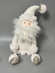 Jellycat Snowflake Santa Christmas White & Gold Stuffed Plush 21” - Picture 1 of 10