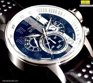 NUOVO Orologio Cronografo Invicta Uomo 48mm S1 Rally QUADRANTE BLU e BIANCO Acciaio St. - Foto 1 di 9
