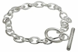 SILBERMOOS Ladies Bracelet Jewelry Bangle Links 925 Sterling Silver - Picture 1 of 5