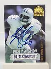1996 Edge Dallas Cowboys Russell Maryland Dca-17 1388/4000 Autograph