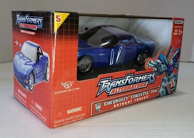 Tracks Vintage 2004 Hasbro Transformers Alternators #5 Chevrolet Corvette Z06 - Image 1 of 4