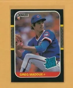 Greg Maddux Rookie Card, 1987 Donruss, #36, Rated Rookie - Picture 1 of 2