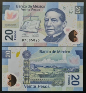 2006 Mexico 20 Pesos Polymer CURRENCY UNC - Picture 1 of 1