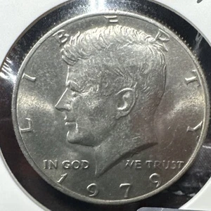 1979 P - Kennedy Half Dollar aus US Mint Münze KM 202B - AU 0116 0115 0117 - Bild 1 von 2