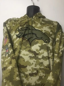 Nike Denver Broncos NKQ6-10P5 Salute To Service Hoodie 2021 Mens Size L - Picture 1 of 6