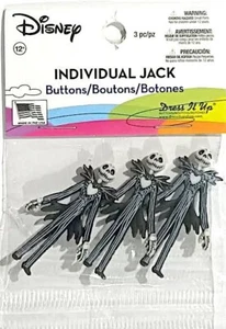 DRESS IT UP BUTTON EMBELLISHMENTS ~INDIVIDUAL JACK (SHANKS ON BACK) E69 - Picture 1 of 3