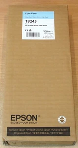 Original Epson T8245 Light Cyan Patrone 350ml 6000 7000 8000 9000 Tinte Datum 2020 - Bild 1 von 2