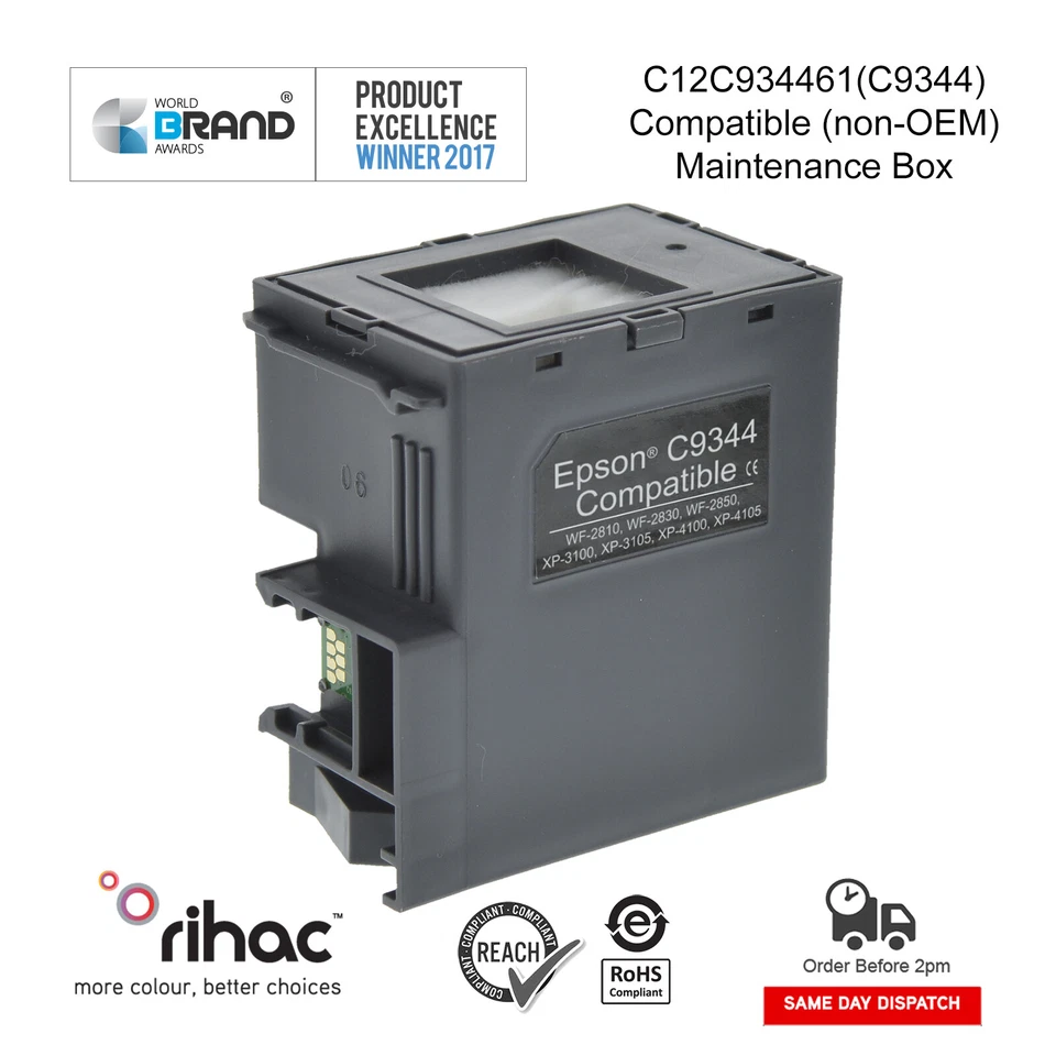 Compatible Maintenance Tank for Epson C9344 XP3200 XP4200 XP4205 C12C934461 - Image 1 of 1