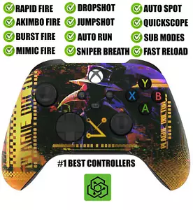 Cyber Gold Silent Modz Rapid Fire Wireless Modded Controller for Xbox Series X S - Picture 1 of 1