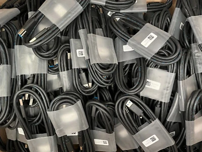 Job Lot Qty 200 New Genuine Dell 1.8m USB 3.0 Type A to Type B Male Cable - Image 1 of 2