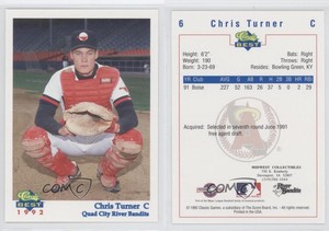 1992 Classic Best Quad City River Bandits Chris Turner #6