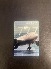 Delta Airlines B777 Pilot Trading Card Rare!