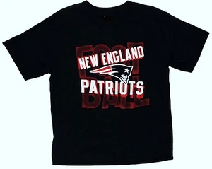 NEW ENGLAND PATRIOTS Boys LARGE 14/16 Tee REEBOK Superbowl Champs Free Ship USA - Picture 1 of 2