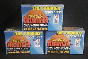 1993 Topps Gold Archives NBA Basketball The Gold Set "The Rookies" 1981-1991 Box - Picture 1 of 7